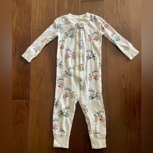 Hanna Andersson Bunny Bicycle Print One Piece